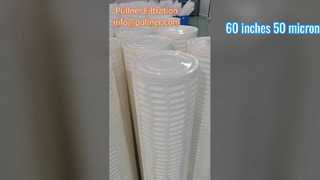 水処理用60インチ50ミクロン高流量フィルターカートリッジ