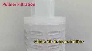 空気圧用 30 インチ PTFE プリーツ フィルター カートリッジ