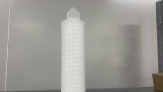 10インチPPプリーツフィルターカートリッジ、ポリプロピレンコア付き