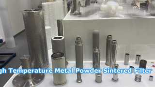 高温金属粉末焼結フィルターカートリッジ