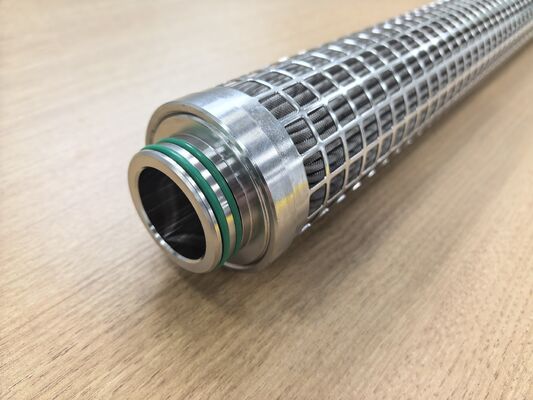 316L ステンレス鋼 プレートフィルターカートリッジ フィルタリングエリアが大きく,高温耐性