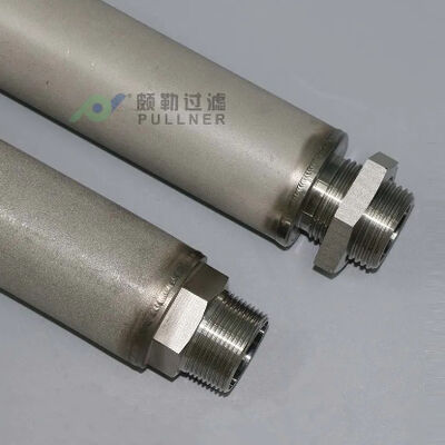 高流量用途向け、高温・耐腐食性に優れた10インチ316Lステンレス焼結メッシュフィルターカートリッジ