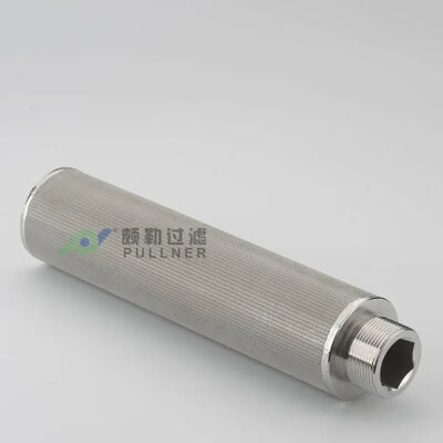 高流量用途向け、高温・耐腐食性に優れた10インチ316Lステンレス焼結メッシュフィルターカートリッジ