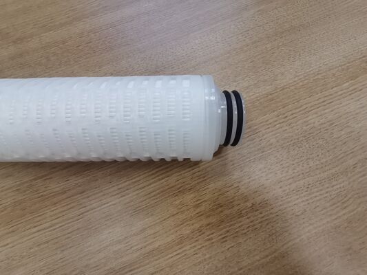 高流量化学および高純度液体濾過のためのPTFE膜付き40インチPTFEプレートフィルターカートリッジ