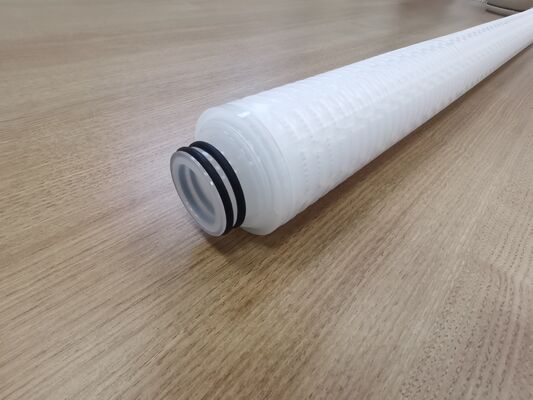 高流量化学および高純度液体濾過のためのPTFE膜付き40インチPTFEプレートフィルターカートリッジ