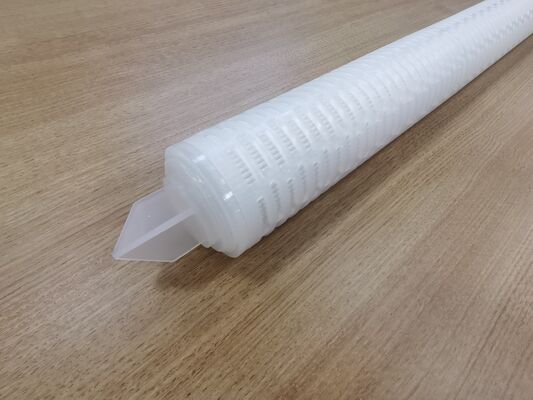 高流量化学および高純度液体濾過のためのPTFE膜付き40インチPTFEプレートフィルターカートリッジ
