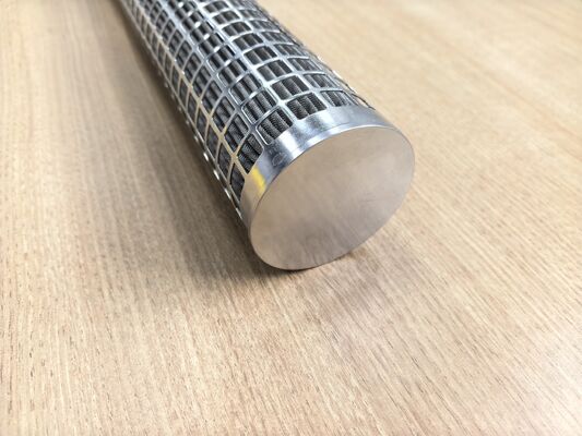 316L ステンレス鋼 プレートフィルターカートリッジ フィルタリングエリアが大きく,高温耐性