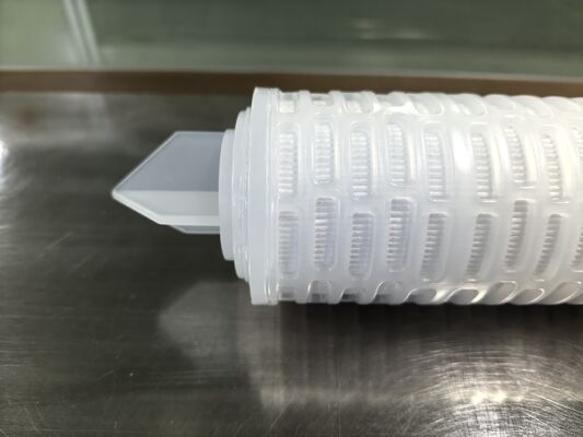 高流量化学薬品および高純度液体ろ過用の PES 膜を備えたカスタマイズされた PES プリーツ フィルター カートリッジ