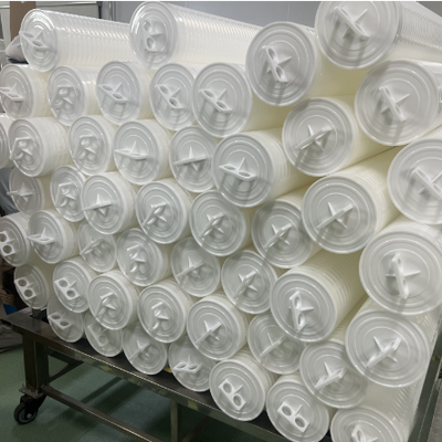 RO 事前ろ過用の 1um ～ 100um ミクロン範囲の工業用大流量 PP プリーツ フィルター カートリッジ