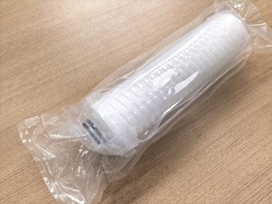 化学ろ過用の高温耐性と親水性 PTFE メンブレンを備えた耐食性 PVDF フィルター カートリッジ