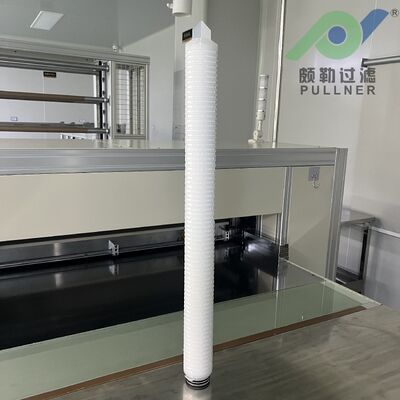 RO浄水処理用 30インチ PP プリーツフィルターカートリッジ 高い汚れ保持能力