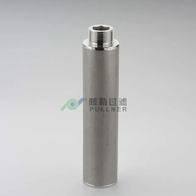 高流量用途向け、高温・耐腐食性に優れた10インチ316Lステンレス焼結メッシュフィルターカートリッジ